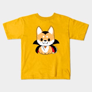 Cute Dracula Dog Kids T-Shirt